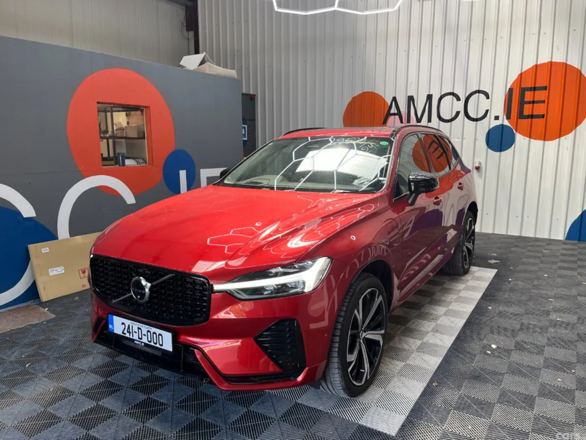 Volvo XC60 SUV, Petrol Plug-in Hybrid, 2024, Red