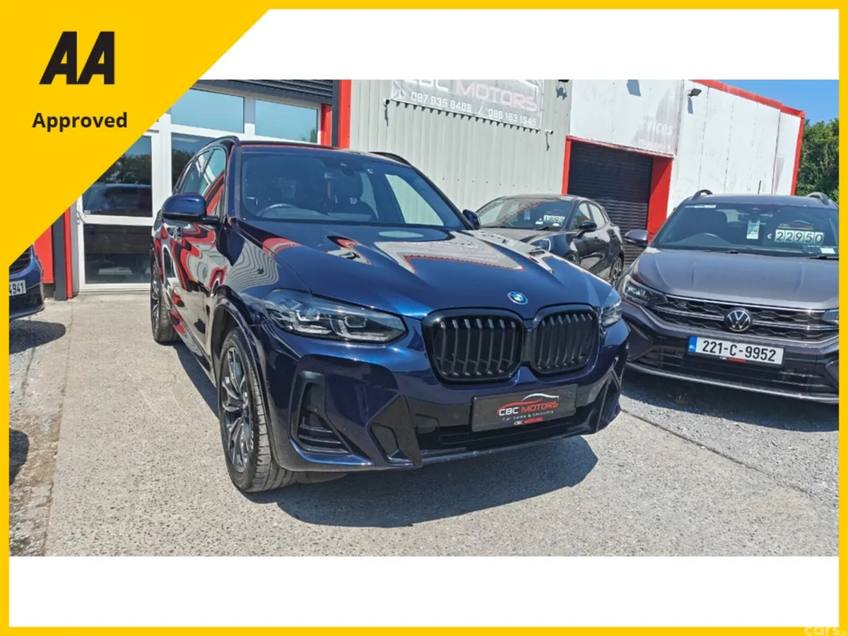 BMW X3 SUV, Petrol Plug-in Hybrid, 2022, Blue