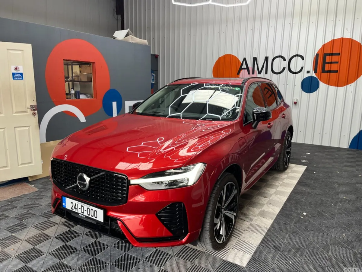 Volvo XC60 SUV, Petrol Plug-in Hybrid, 2024, Red