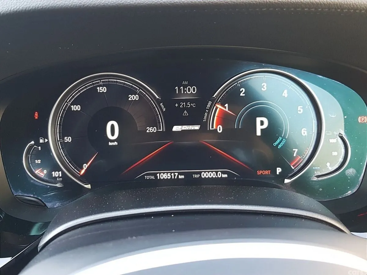 BMW 5-Series Saloon, Petrol Plug-in Hybrid, 2018, Grey