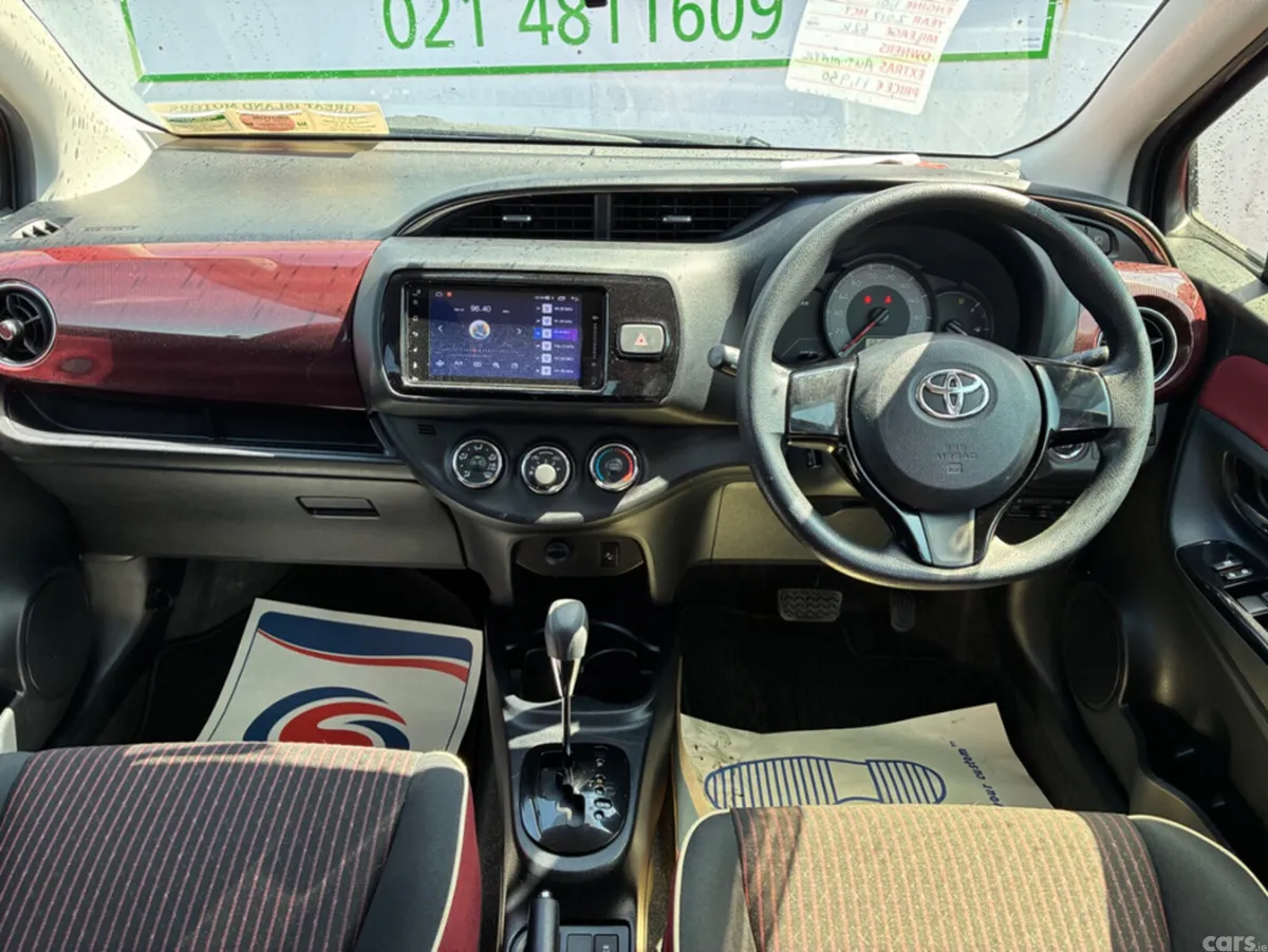 Toyota Vitz Hatchback, Petrol, 2017, Red