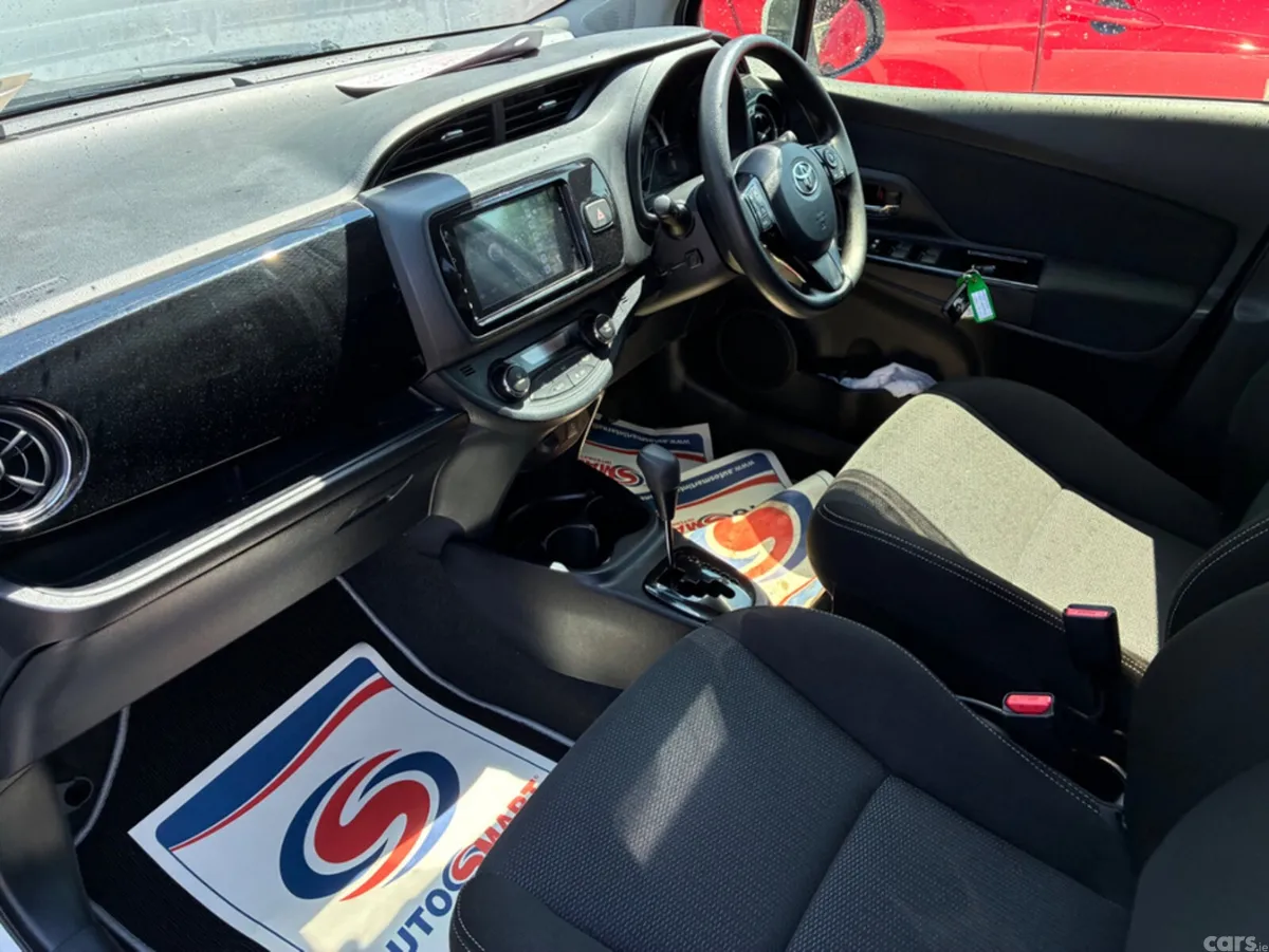 Toyota Vitz Hatchback, Petrol Hybrid, 2019, White