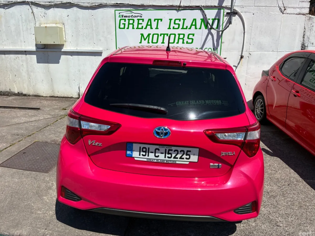 Toyota Vitz Hatchback, Petrol Hybrid, 2019, Pink