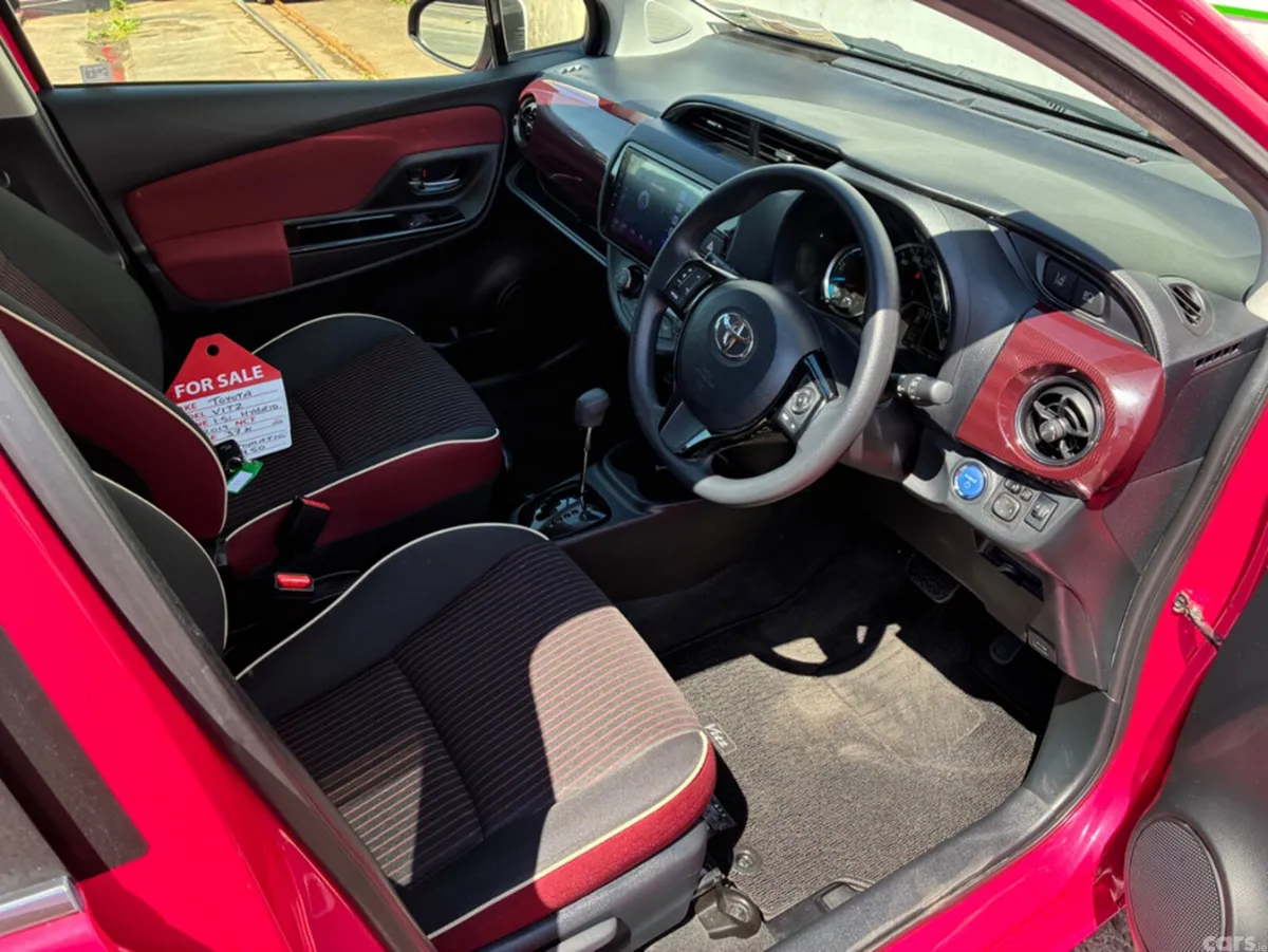 Toyota Vitz Hatchback, Petrol Hybrid, 2019, Pink