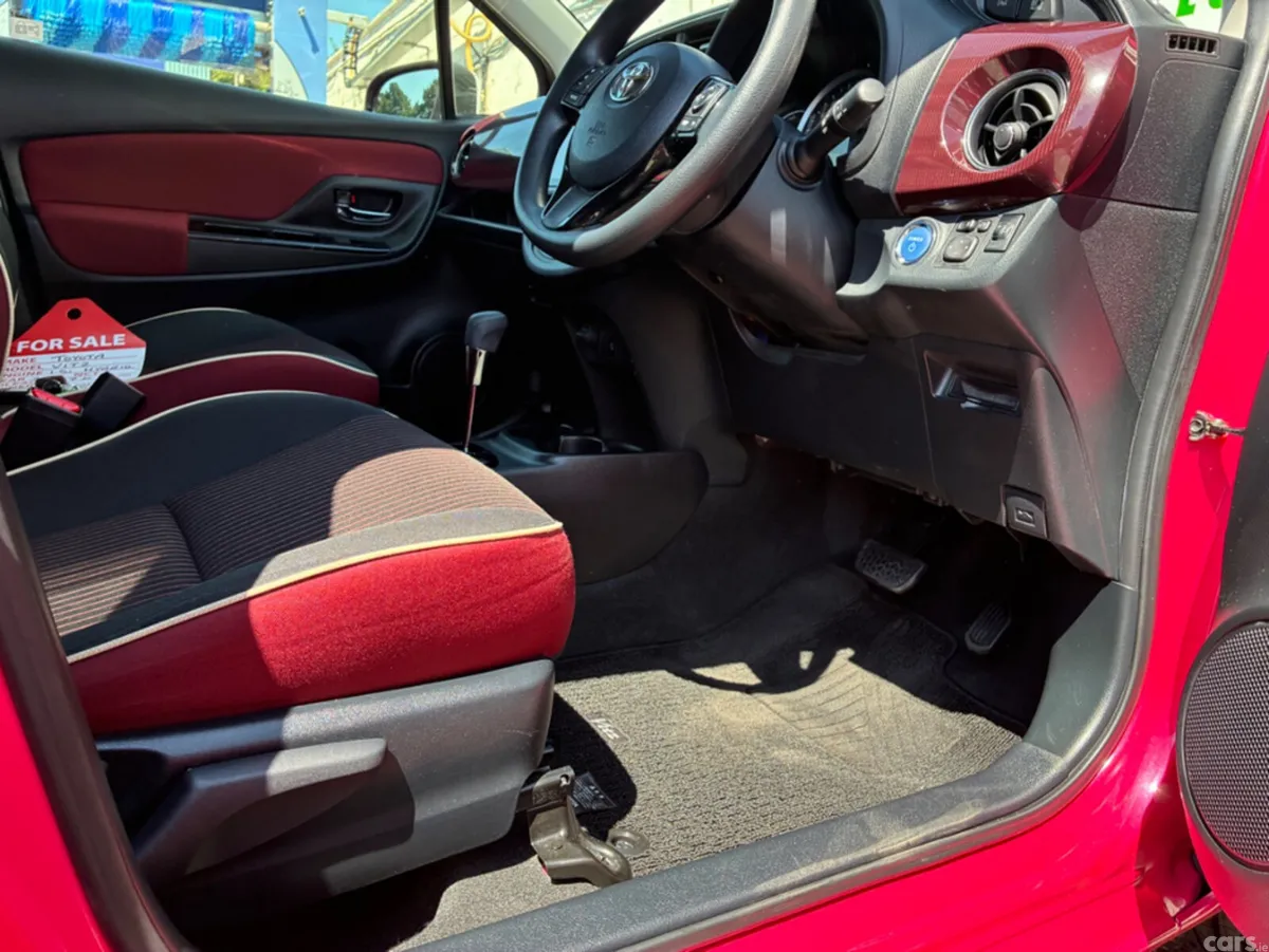 Toyota Vitz Hatchback, Petrol Hybrid, 2019, Pink