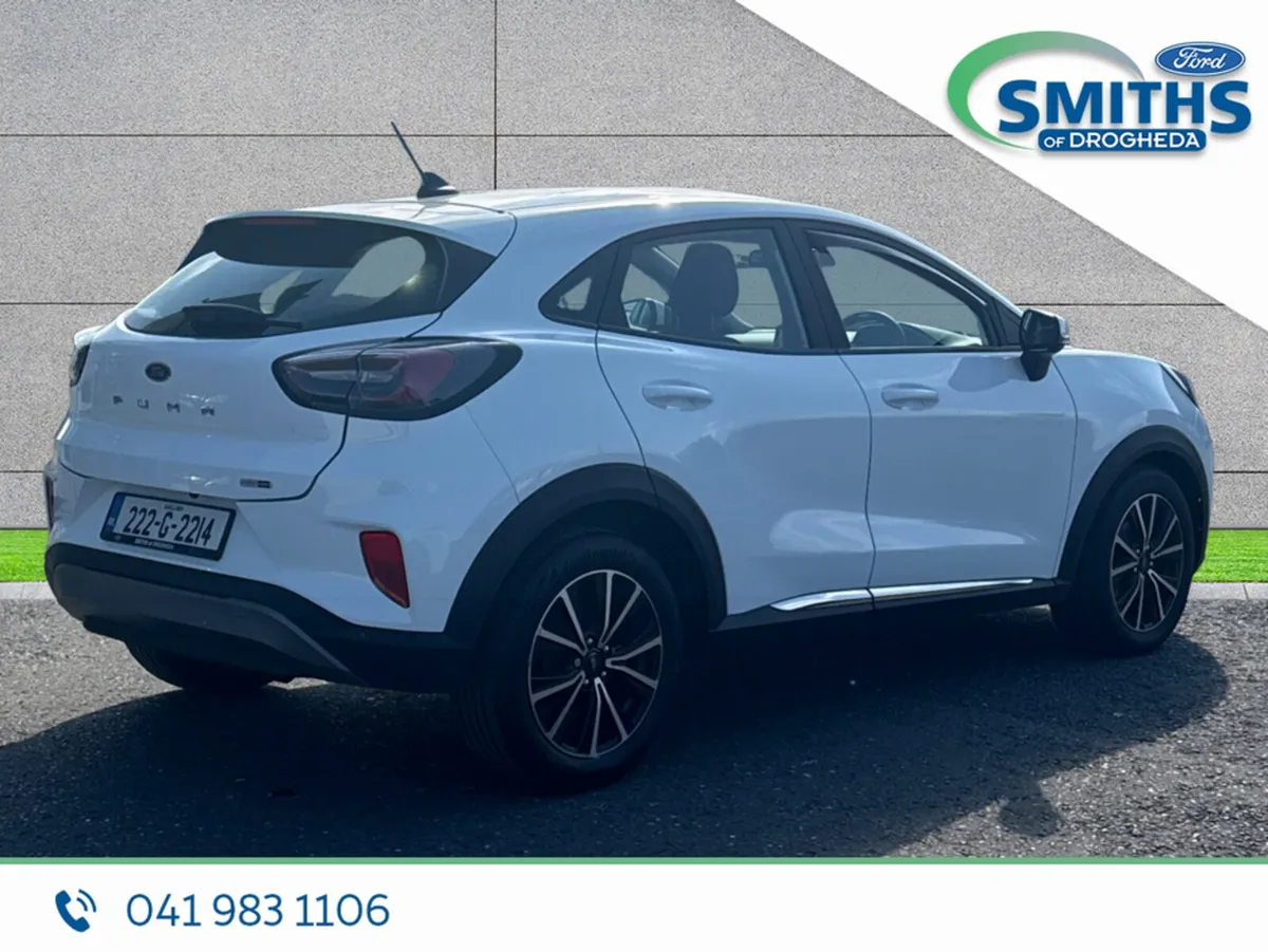 Ford Puma MPV, Petrol Hybrid, 2022, White