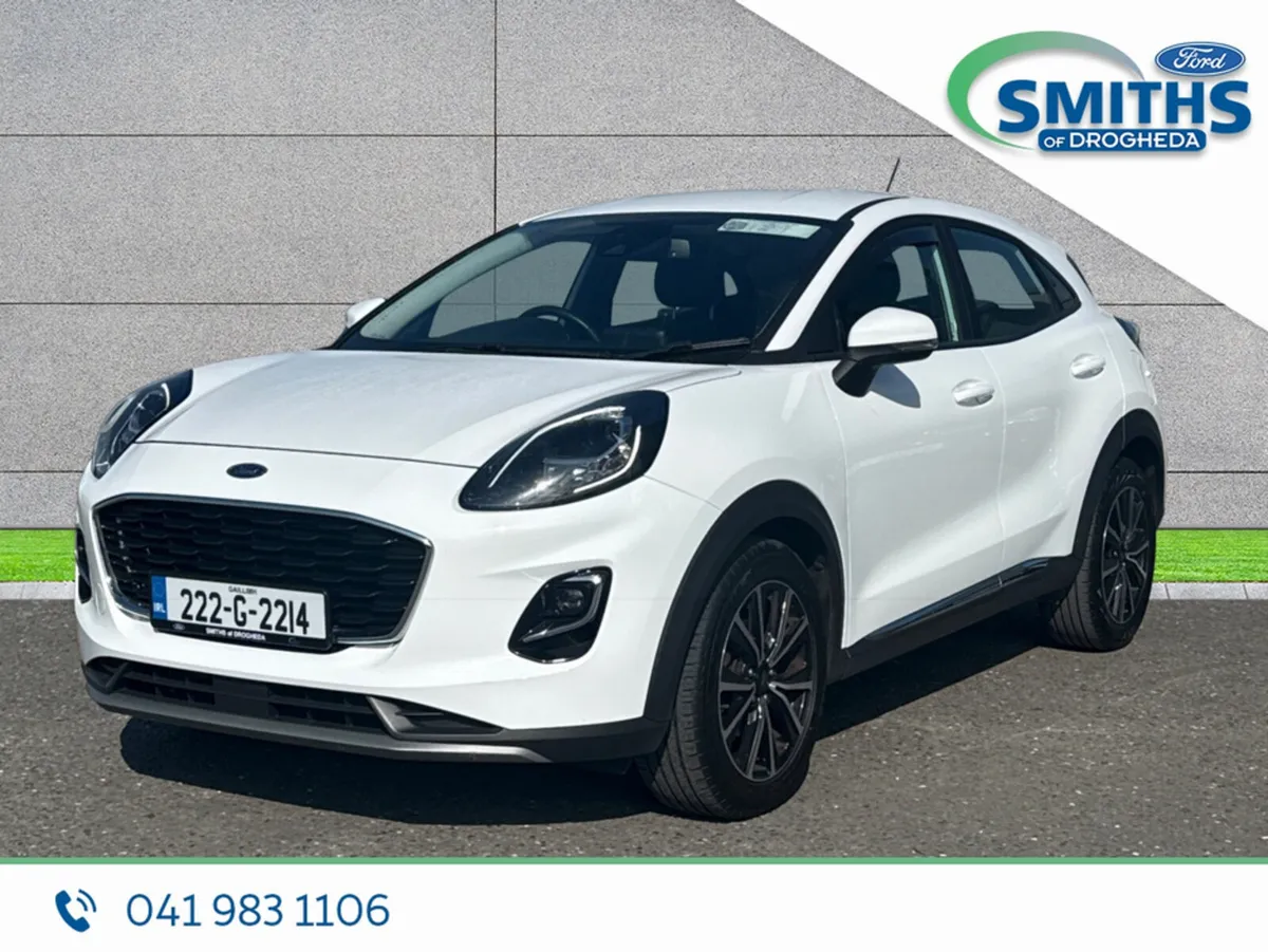 Ford Puma MPV, Petrol Hybrid, 2022, White