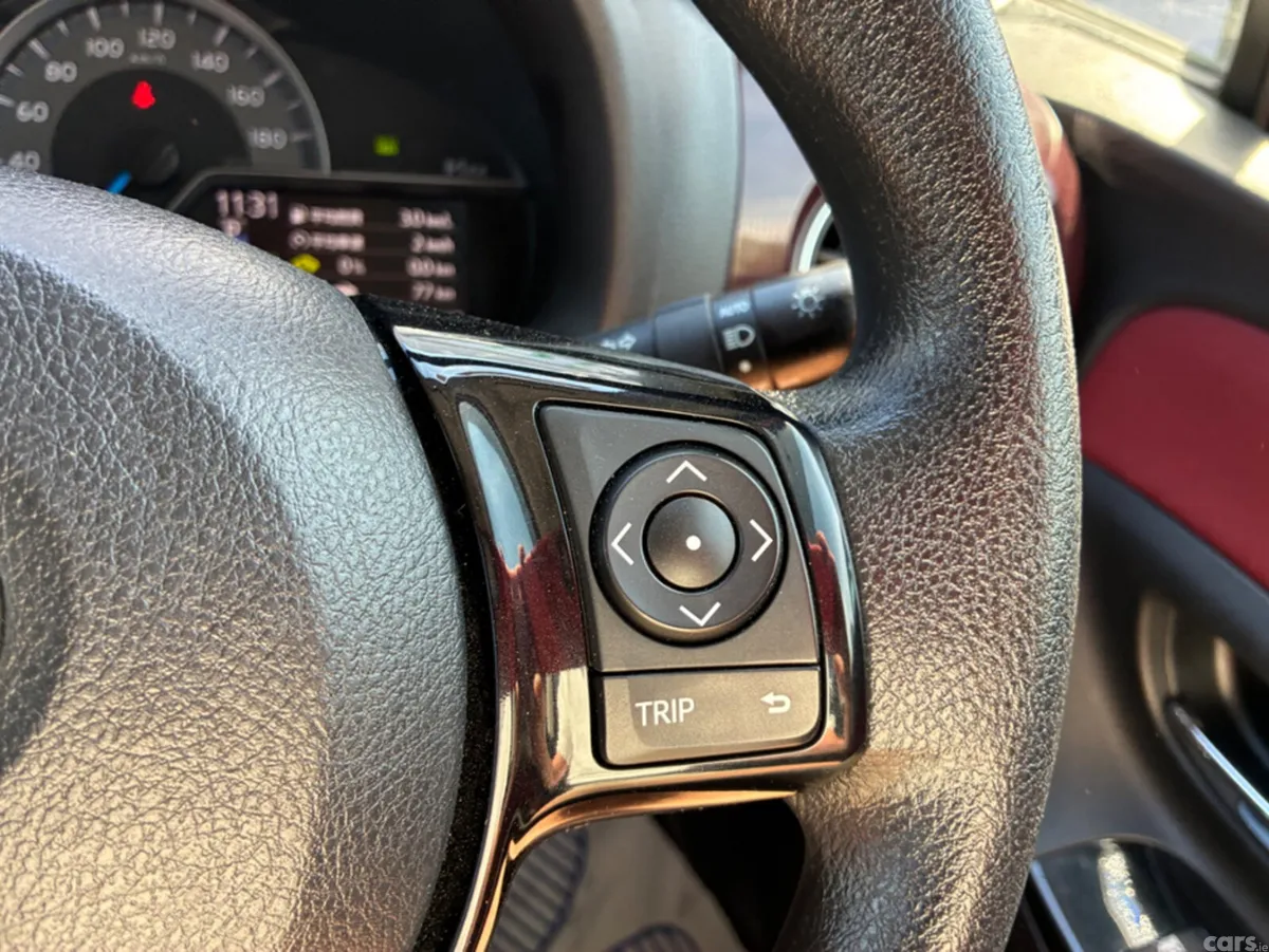 Toyota Vitz Hatchback, Petrol Hybrid, 2017, Red
