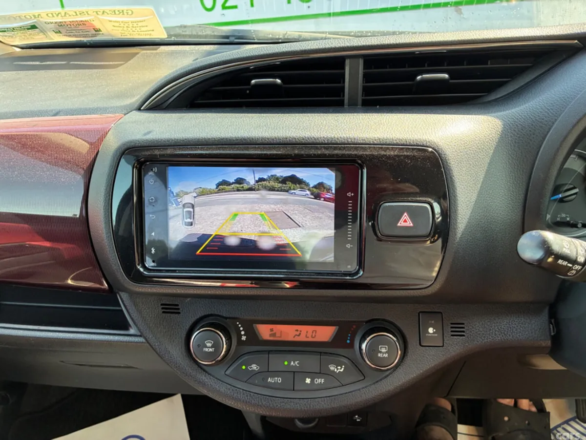 Toyota Vitz Hatchback, Petrol Hybrid, 2017, Red