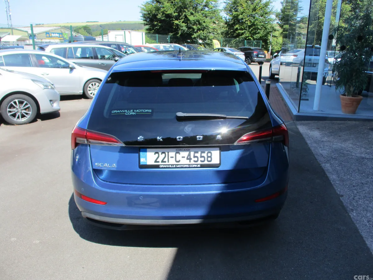 Skoda Scala Hatchback, Petrol, 2022, Blue
