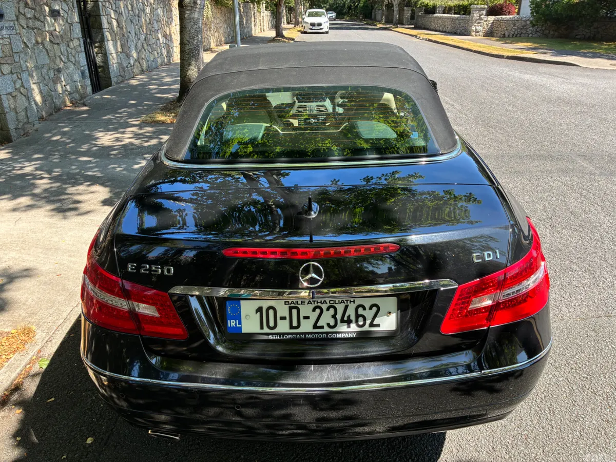 Mercedes-Benz E-Class Convertible, Diesel, 2010, Black