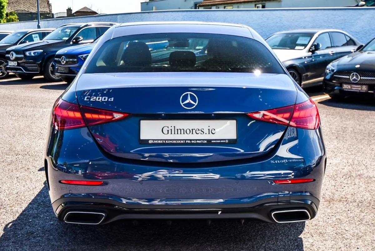 Mercedes-Benz C-Class Saloon, Diesel Hybrid, 2024, Blue