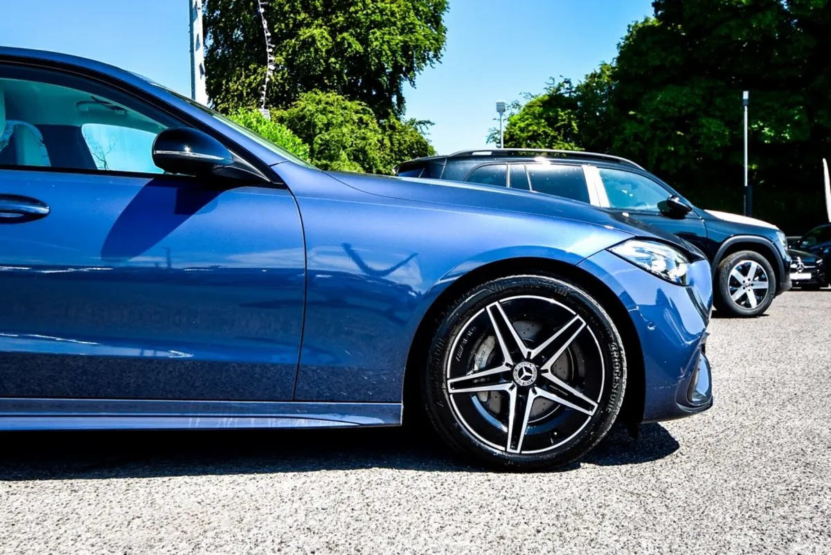 Mercedes-Benz C-Class Saloon, Diesel Hybrid, 2024, Blue