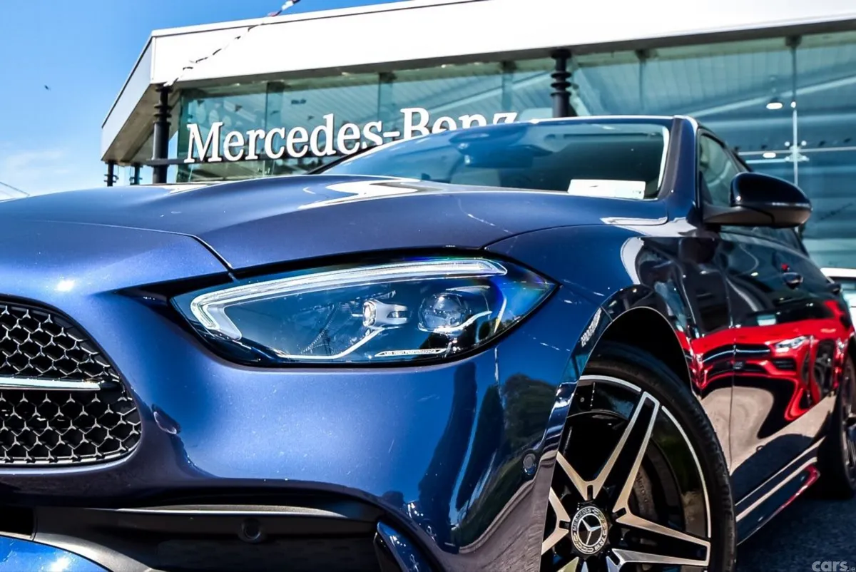 Mercedes-Benz C-Class Saloon, Diesel Hybrid, 2024, Blue
