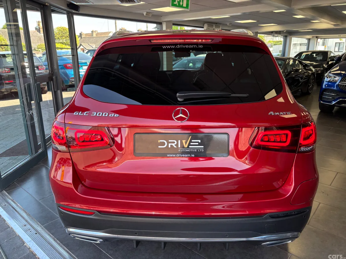 Mercedes-Benz GLC SUV, Diesel Plug-in Hybrid, 2022, Red
