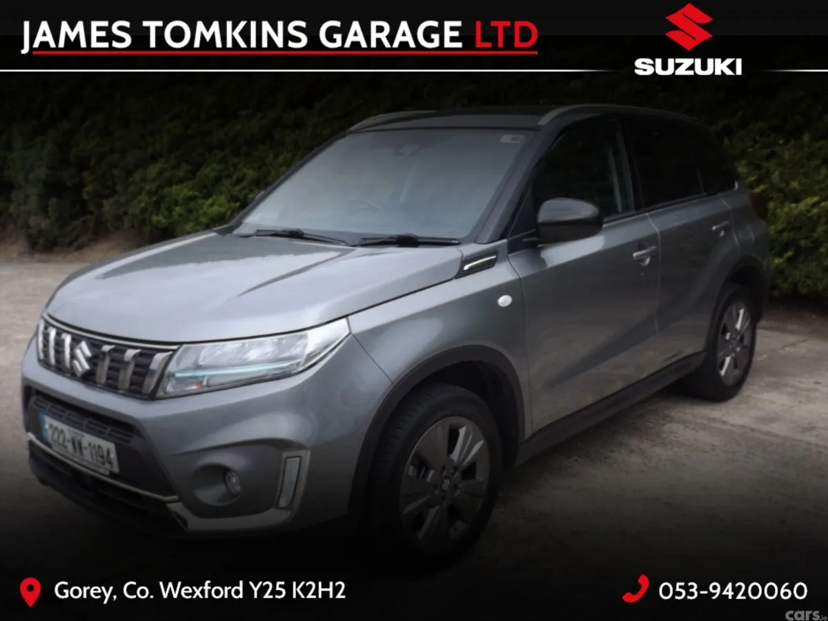 Suzuki Vitara SUV, Petrol Hybrid, 2022, Grey
