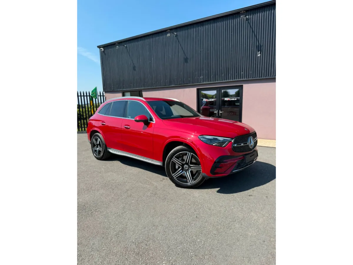 Mercedes-Benz GLC SUV, Diesel Plug-in Hybrid, 2024, Red