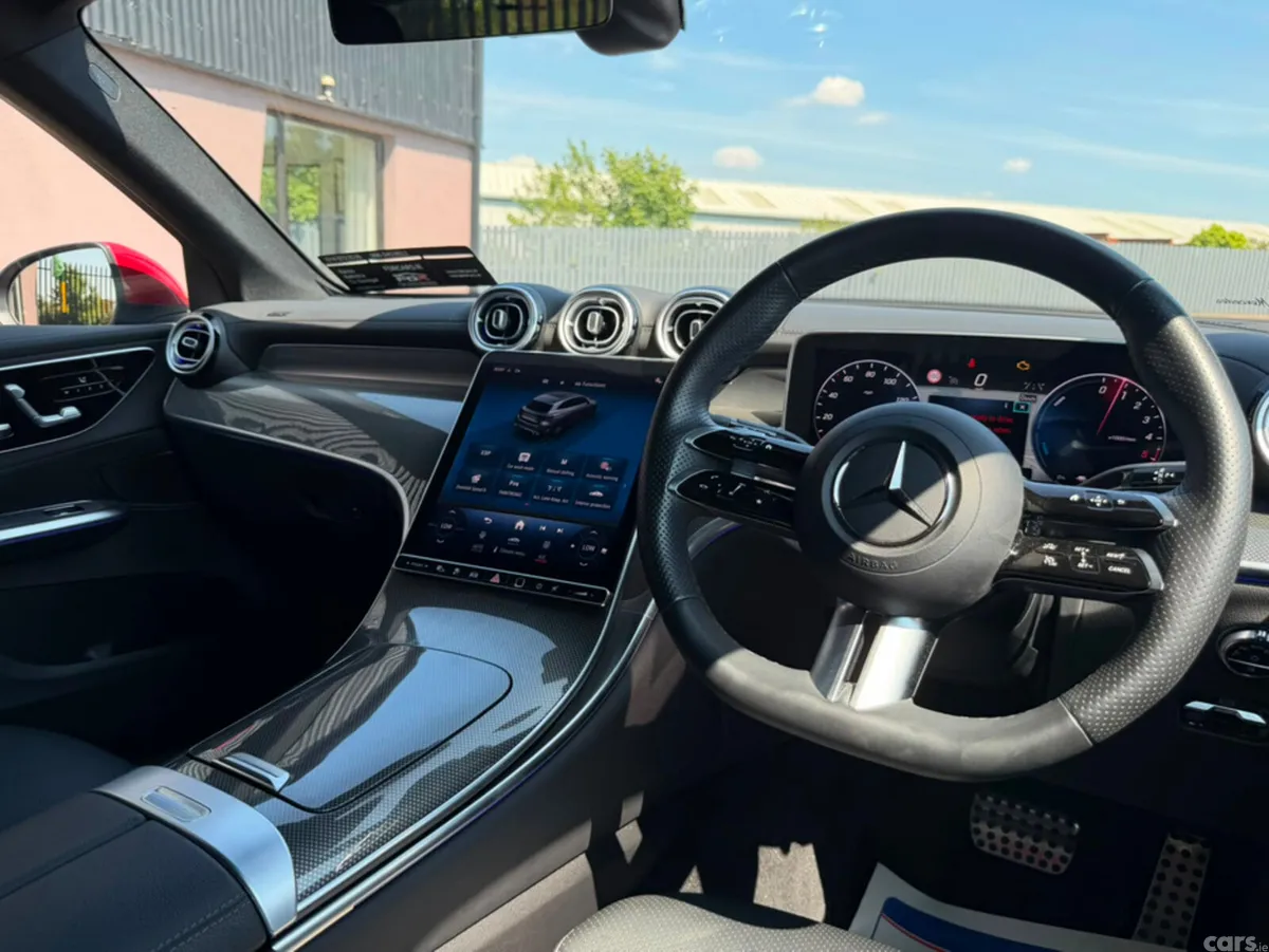 Mercedes-Benz GLC SUV, Diesel Plug-in Hybrid, 2024, Red