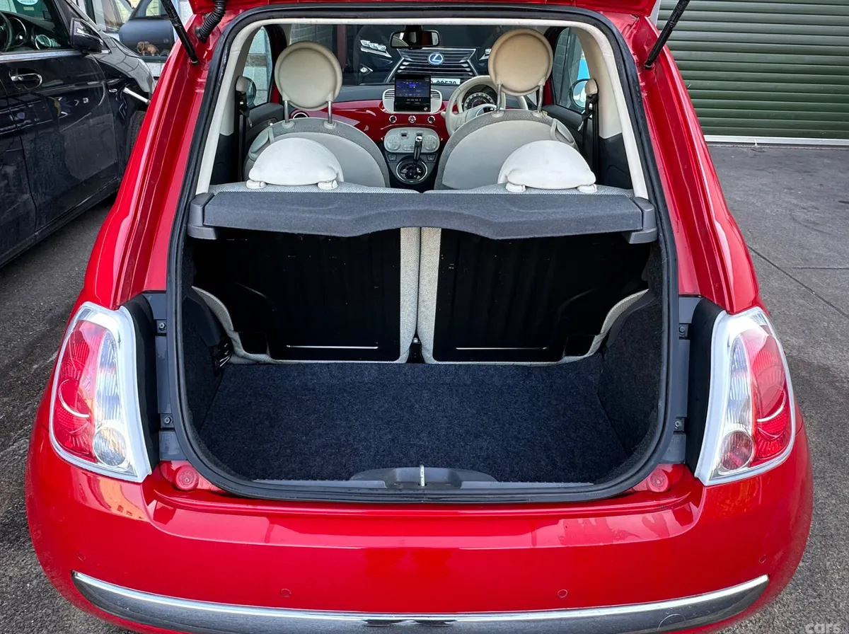 Fiat 500 Hatchback, Petrol, 2011, Red