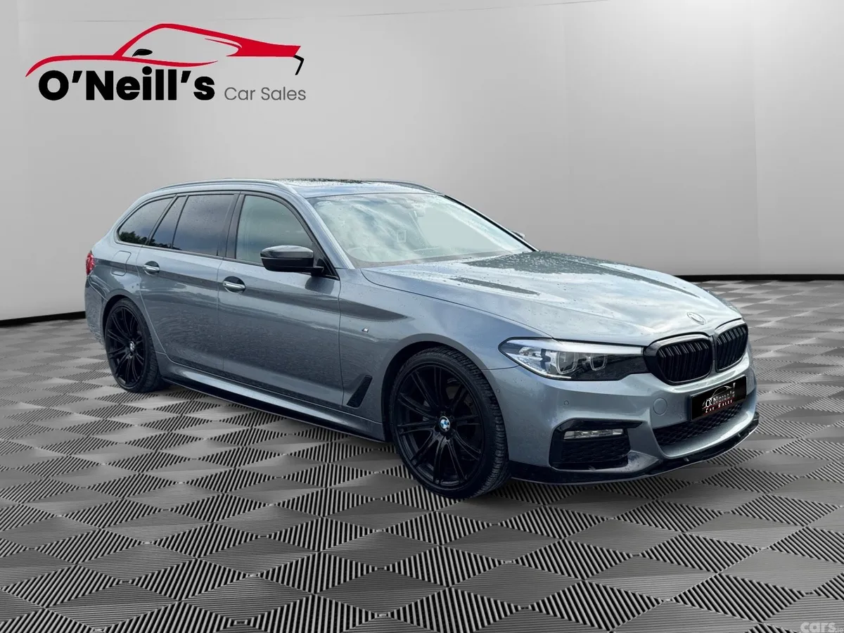 BMW 5-Series Estate, Diesel, 2018, Blue