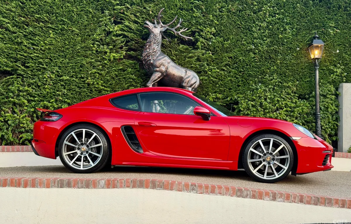 Porsche 718 Coupe, Petrol, 2023, Red