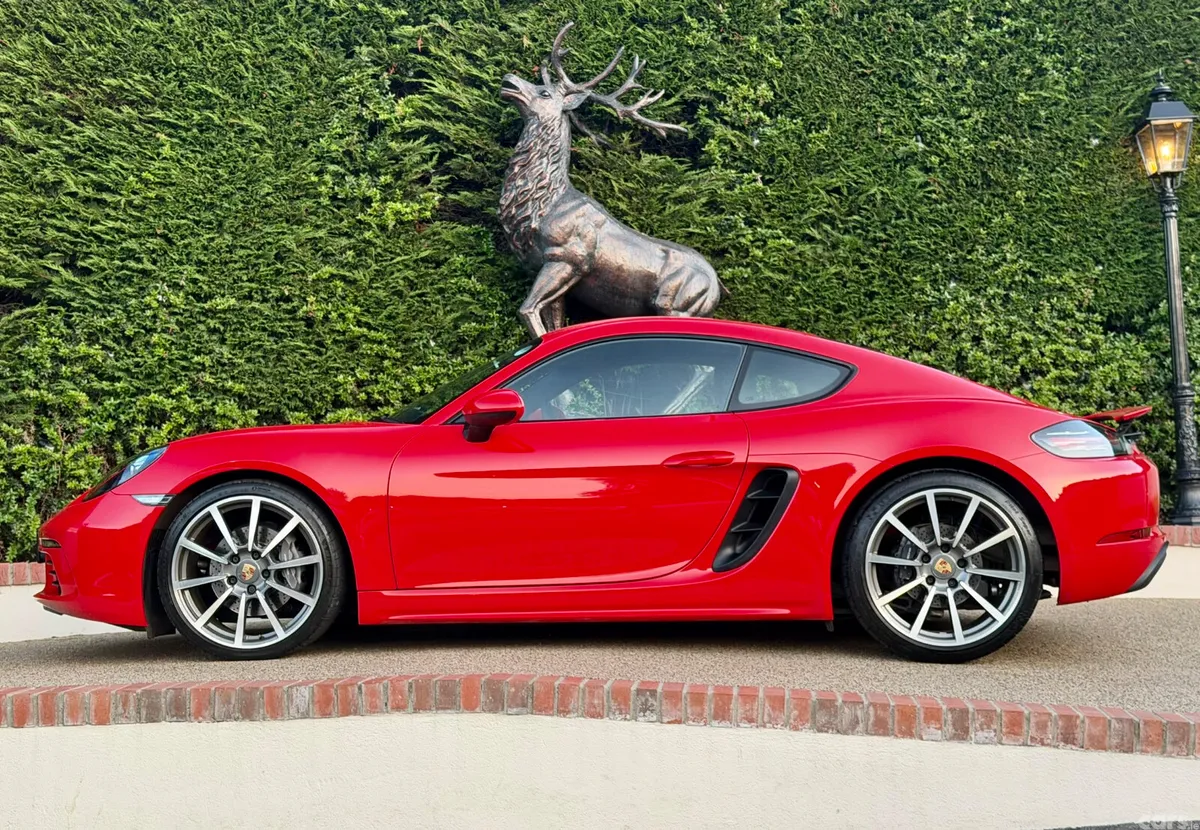 Porsche 718 Coupe, Petrol, 2023, Red