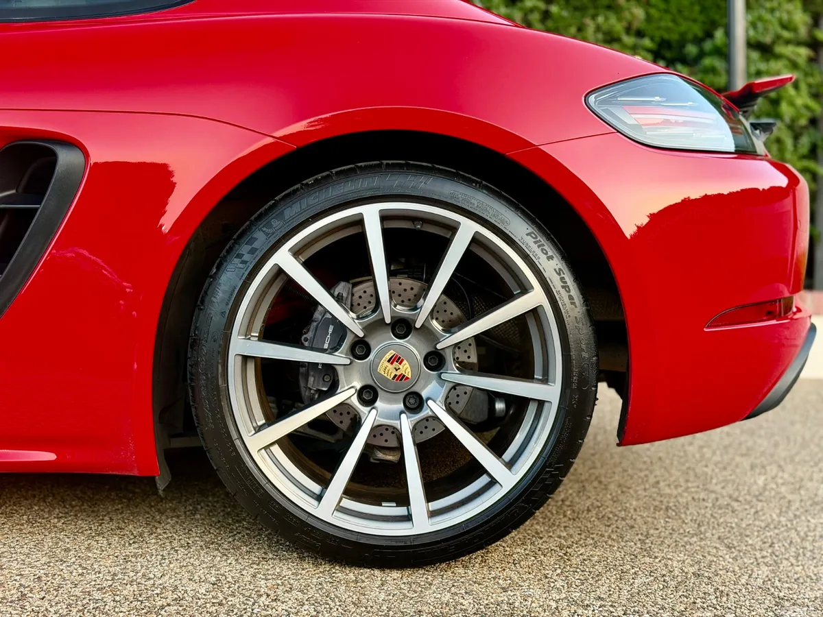 Porsche 718 Coupe, Petrol, 2023, Red