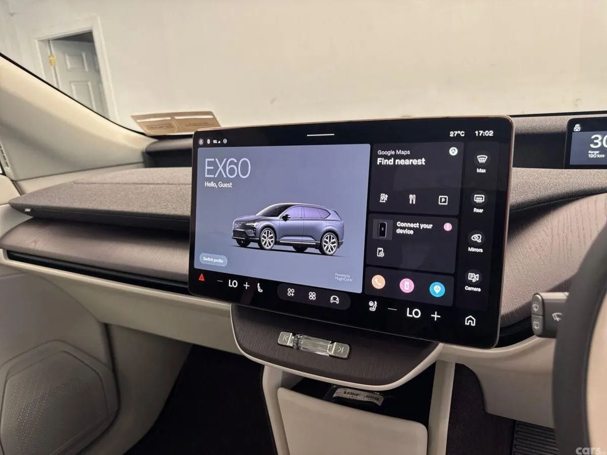Volvo EX60 SUV, Electric, 2027, Green