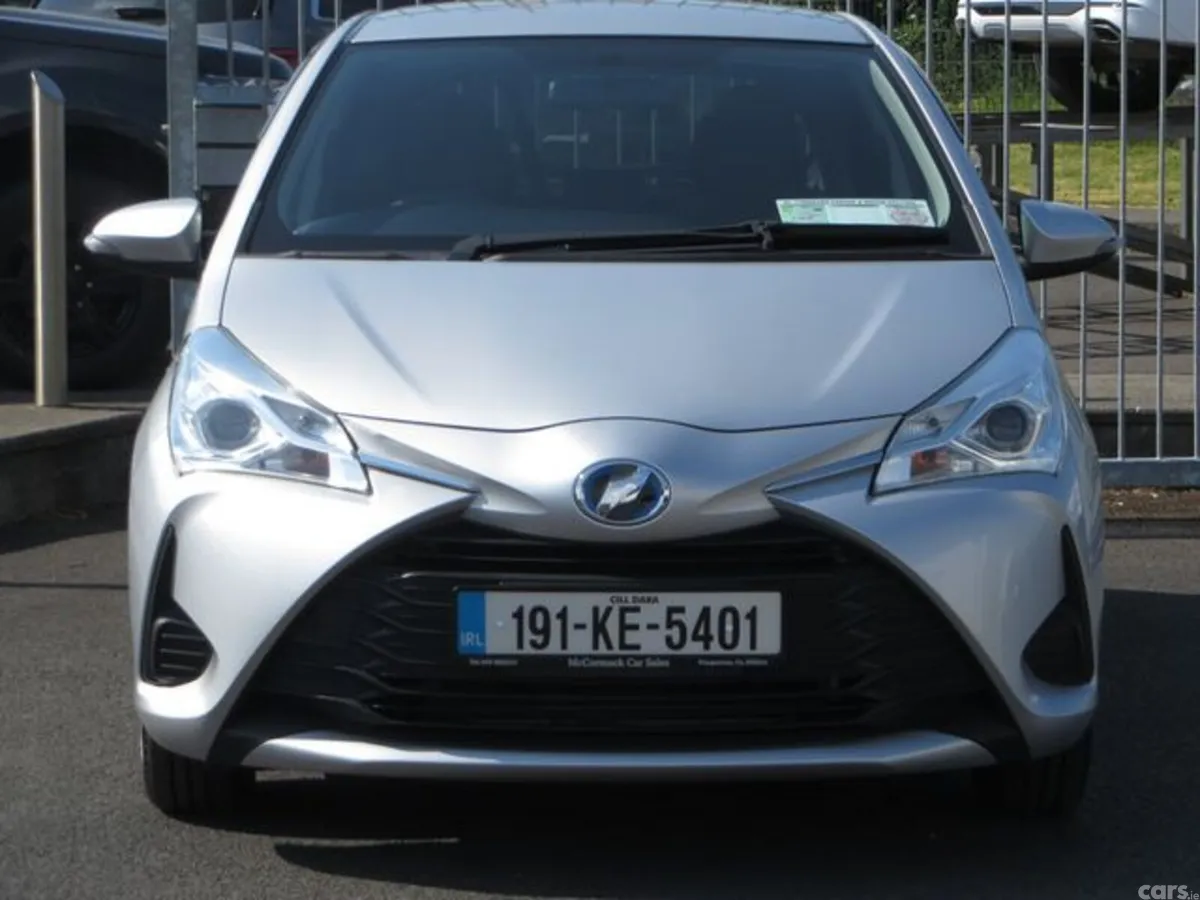 Toyota Vitz Hatchback, Petrol Hybrid, 2019, Silver