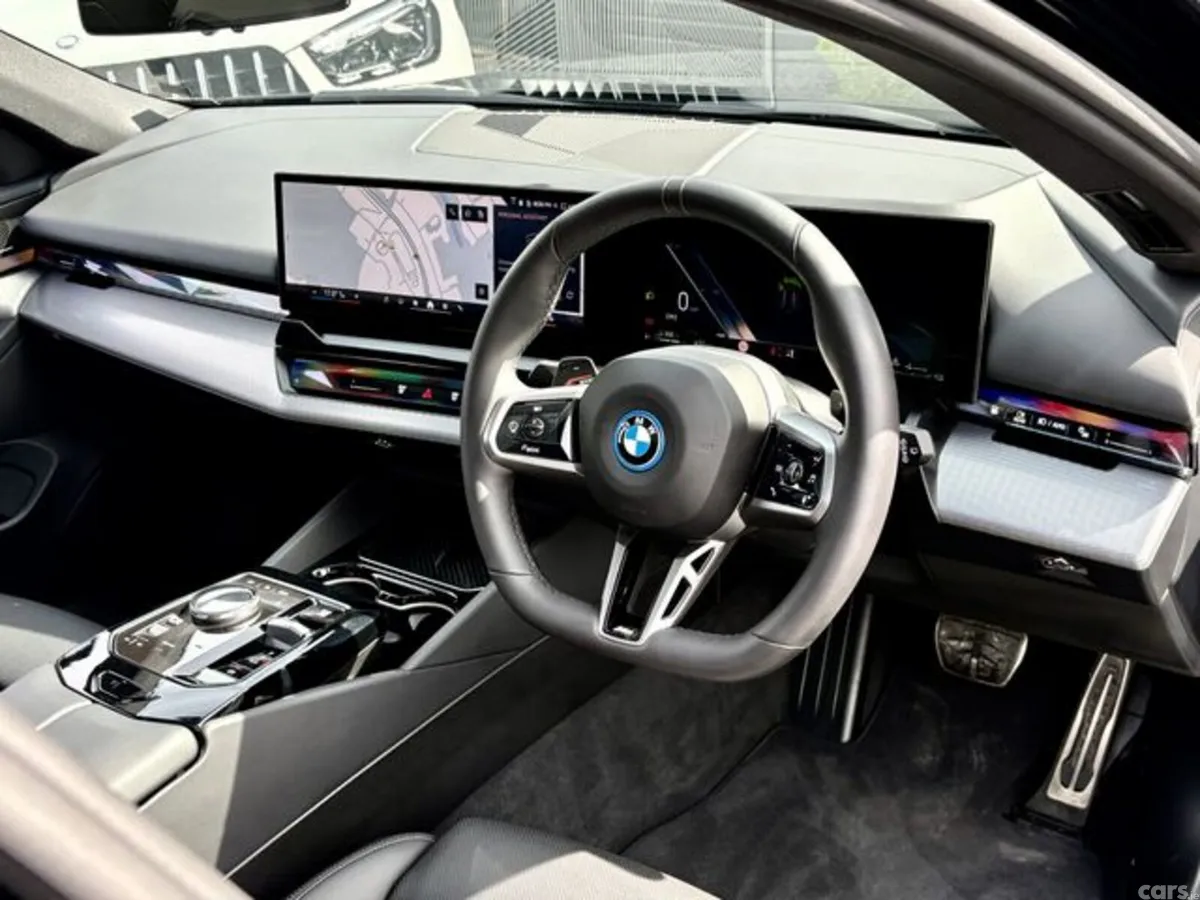 BMW 5-Series Estate, Petrol Hybrid, 2025, Black