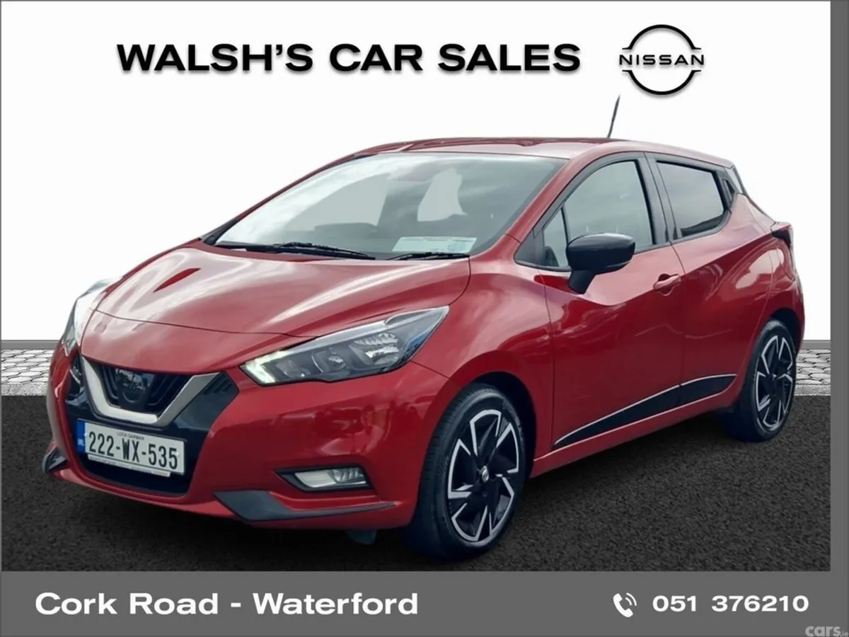 Nissan Micra Hatchback, Petrol, 2022, Red