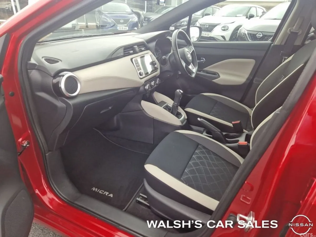 Nissan Micra Hatchback, Petrol, 2022, Red