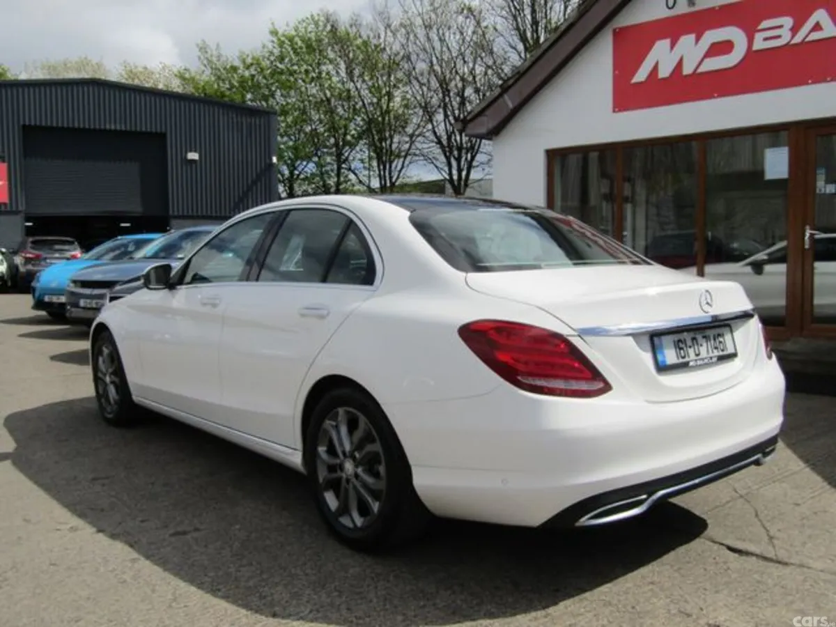 Mercedes-Benz C-Class Saloon, Diesel Hybrid, 2016, White