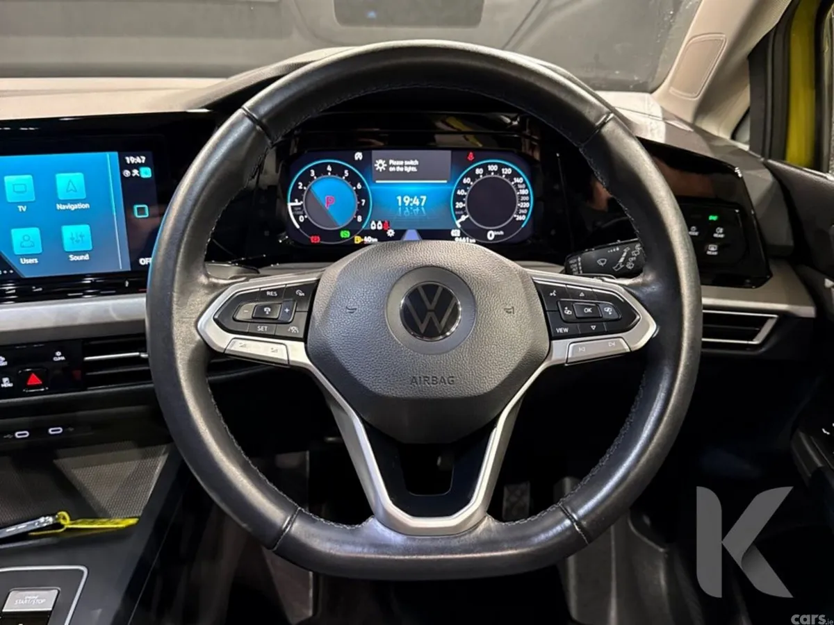 Volkswagen Golf Hatchback, Petrol Hybrid, 2022, Yellow