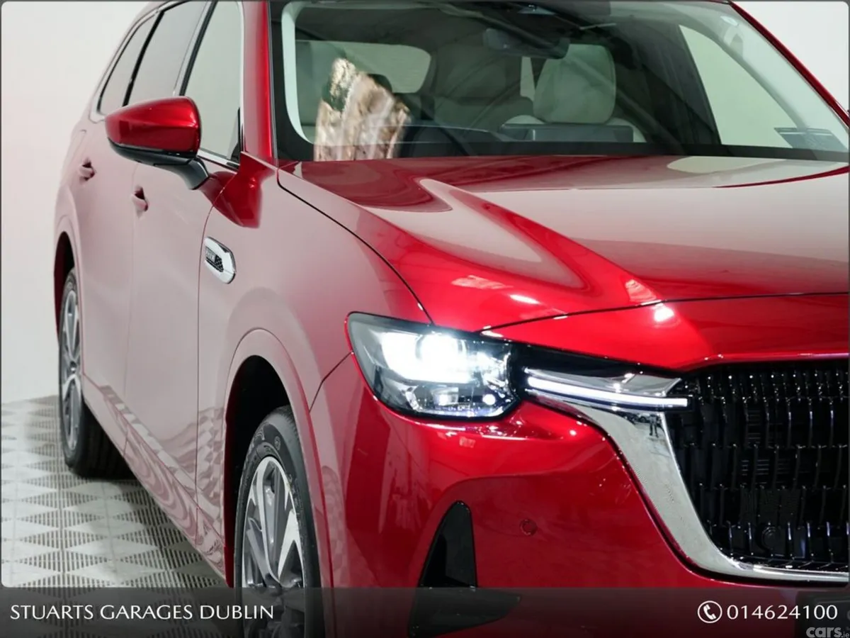 Mazda CX-80 SUV, Petrol Plug-in Hybrid, 2026, Red