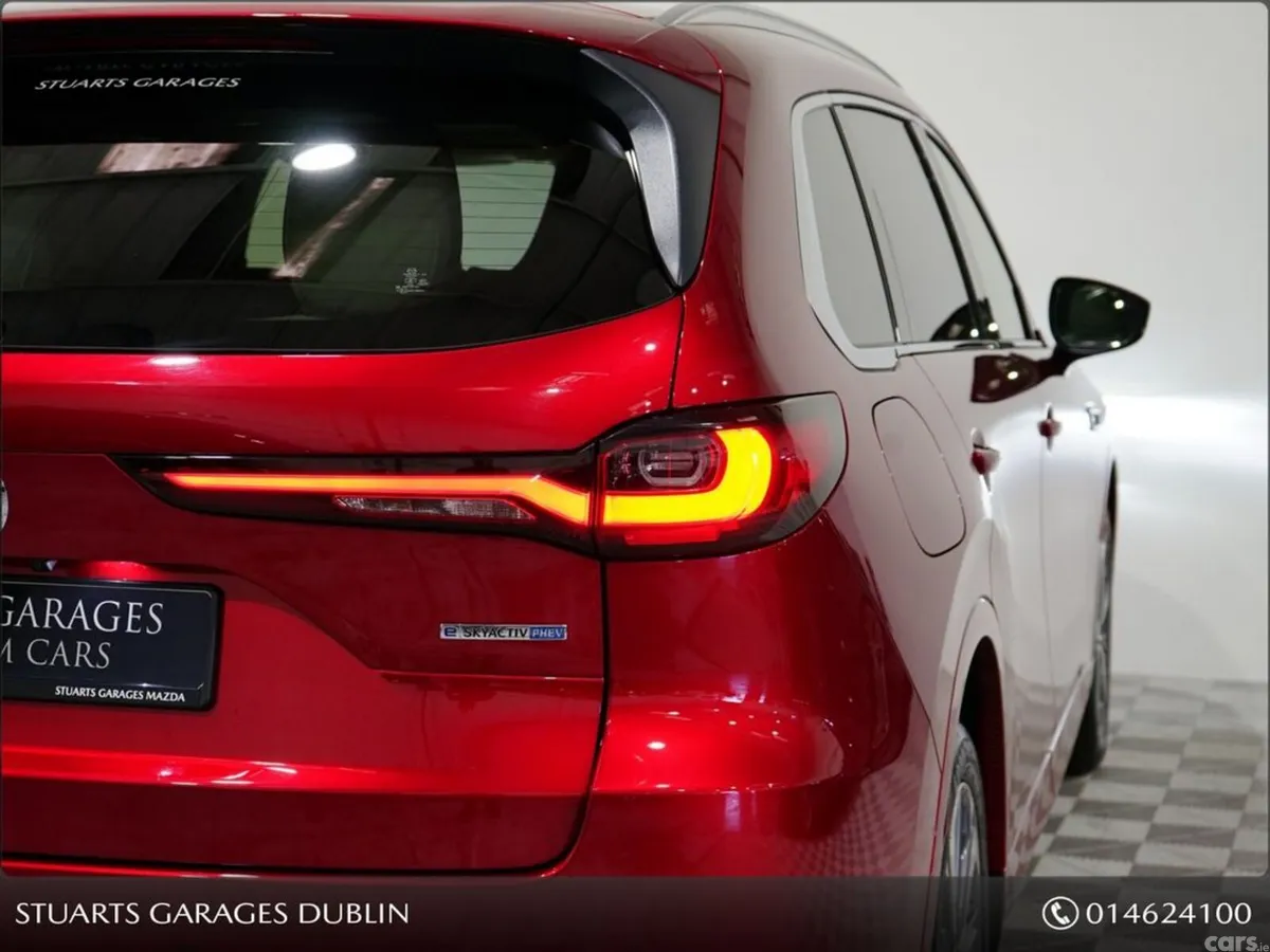 Mazda CX-80 SUV, Petrol Plug-in Hybrid, 2026, Red
