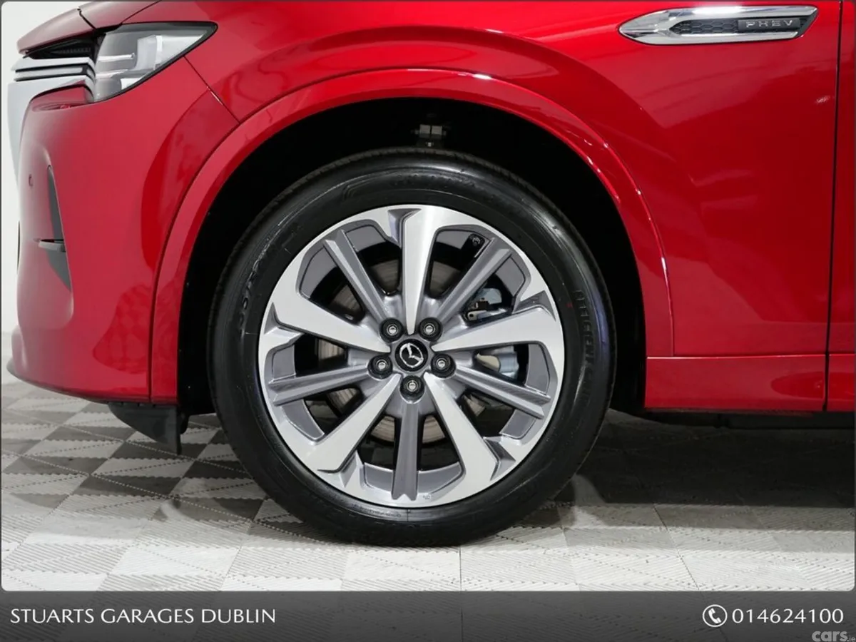 Mazda CX-80 SUV, Petrol Plug-in Hybrid, 2026, Red