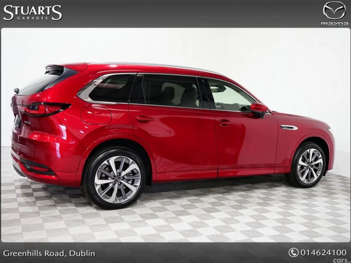 Mazda CX-80 SUV, Petrol Plug-in Hybrid, 2026, Red