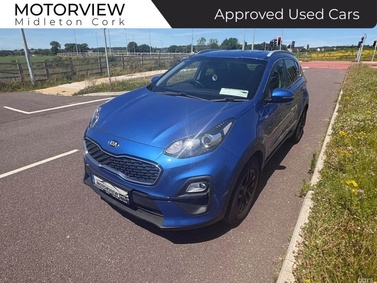 Kia Sportage SUV, Diesel Hybrid, 2021, Blue