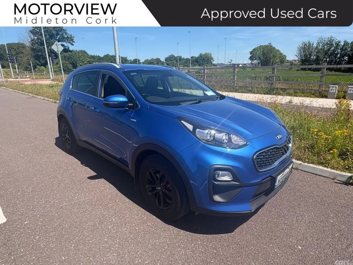 Kia Sportage SUV, Diesel Hybrid, 2021, Blue