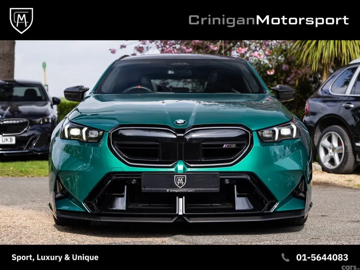 BMW M5 Estate, Petrol Plug-in Hybrid, 2025, Green