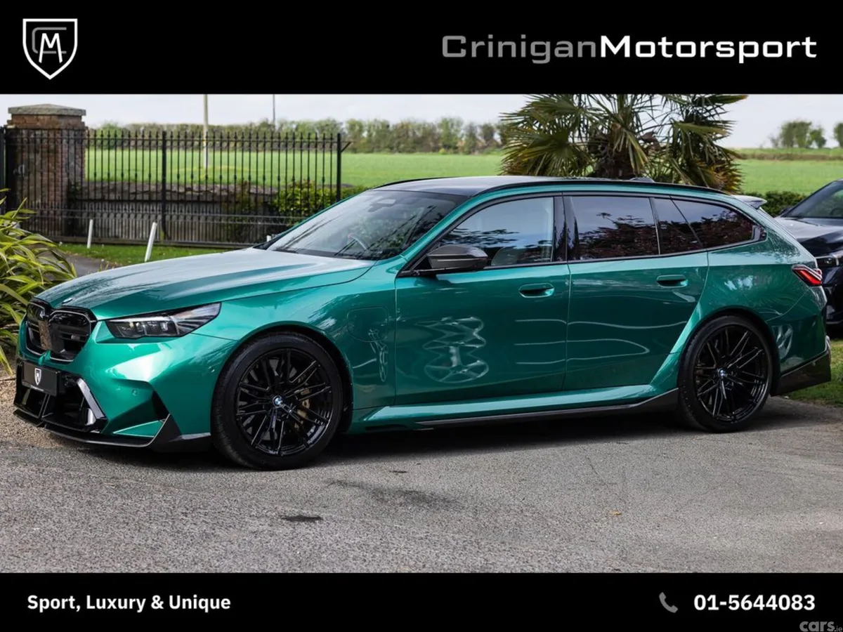 BMW M5 Estate, Petrol Plug-in Hybrid, 2025, Green