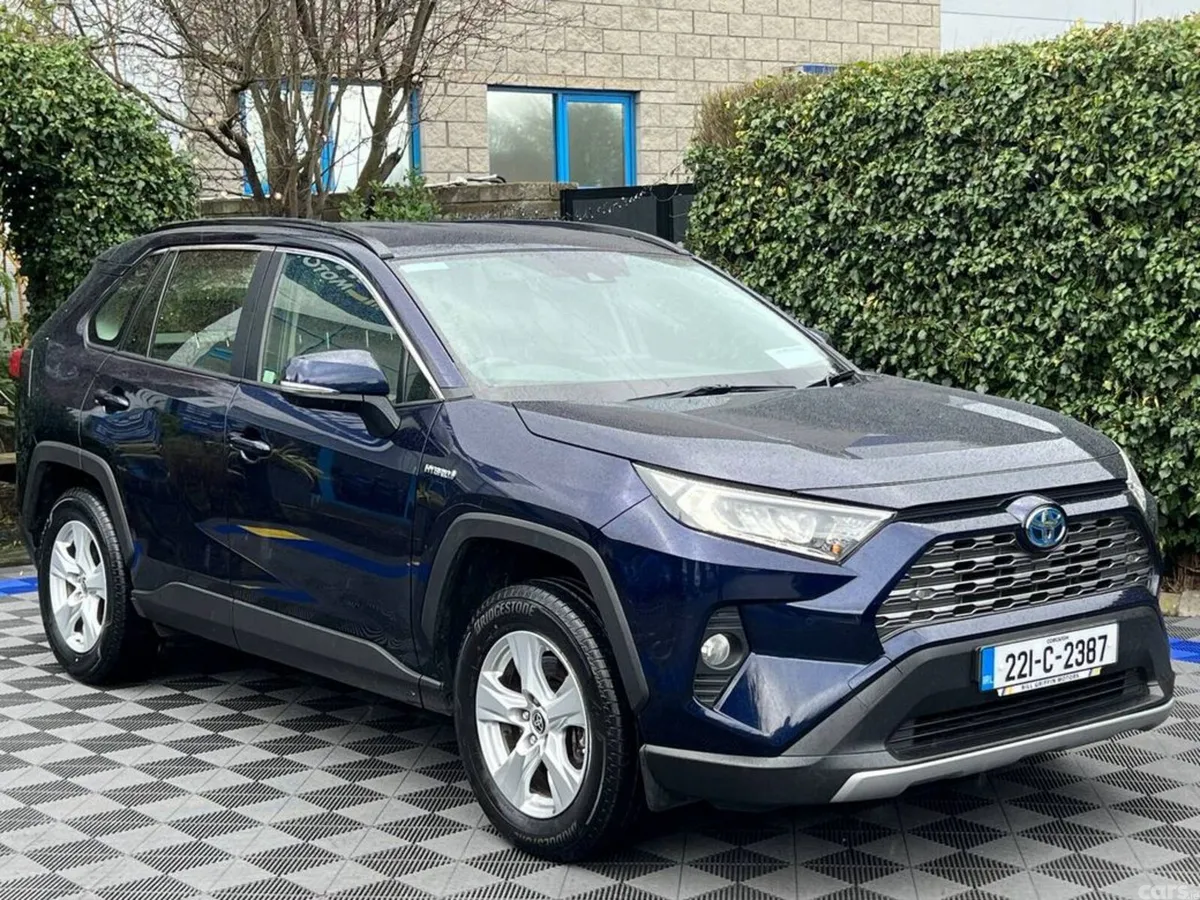 Toyota RAV4 SUV, Petrol Hybrid, 2022, Blue