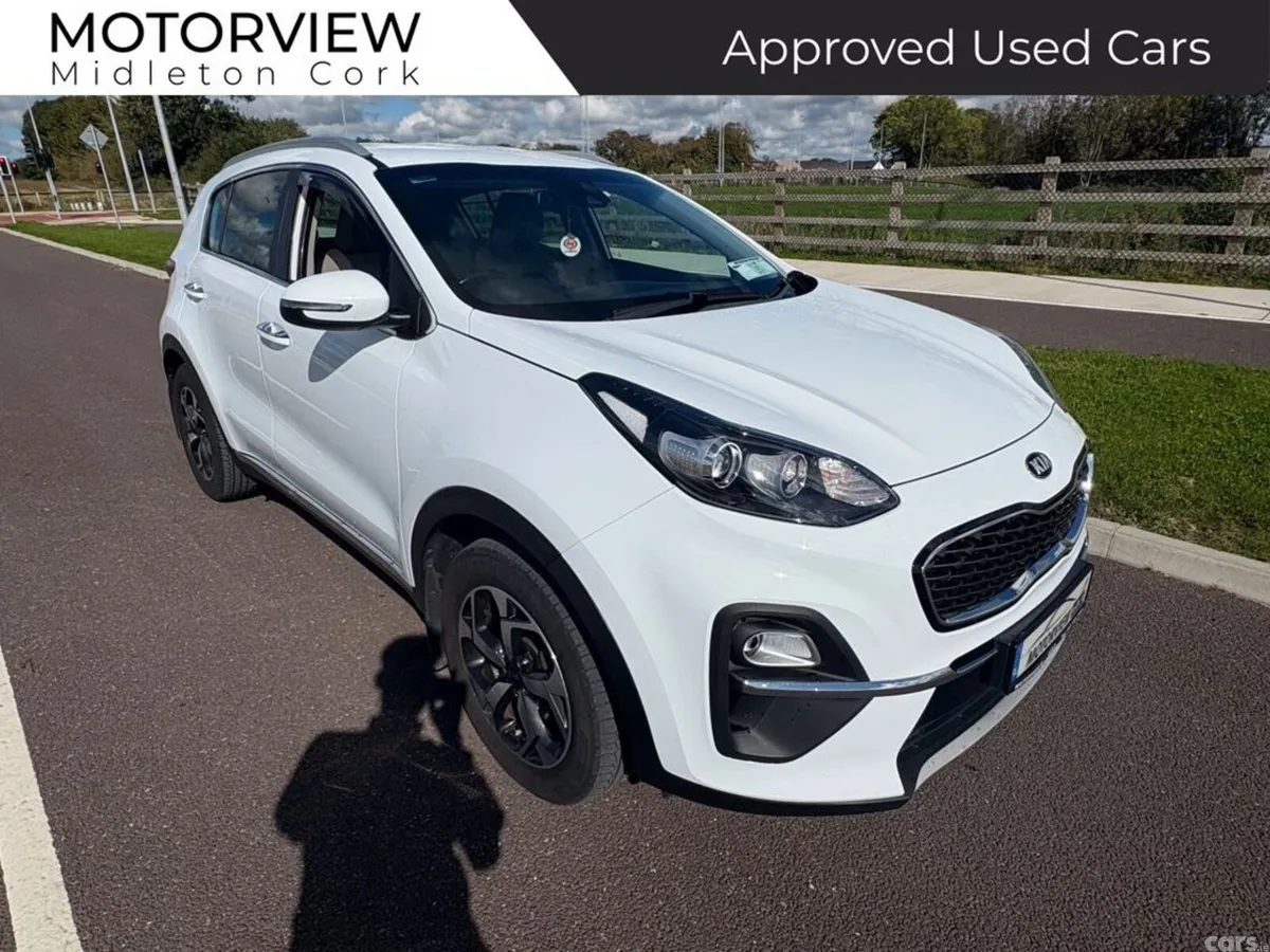 Kia Sportage SUV, Diesel Hybrid, 2021, White