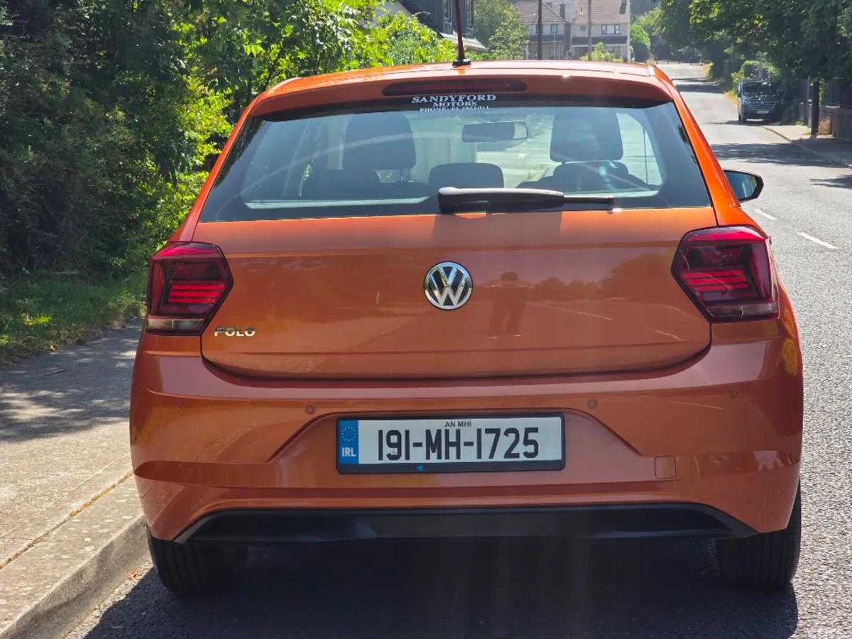Volkswagen Polo Hatchback, Petrol, 2019, Orange