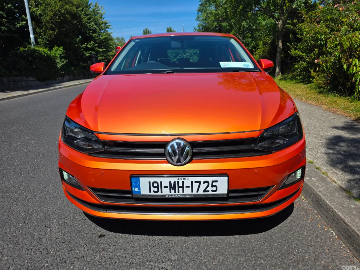 Volkswagen Polo Hatchback, Petrol, 2019, Orange