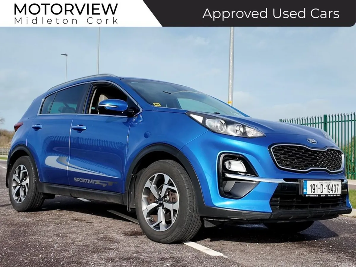Kia Sportage SUV, Diesel, 2019, Blue