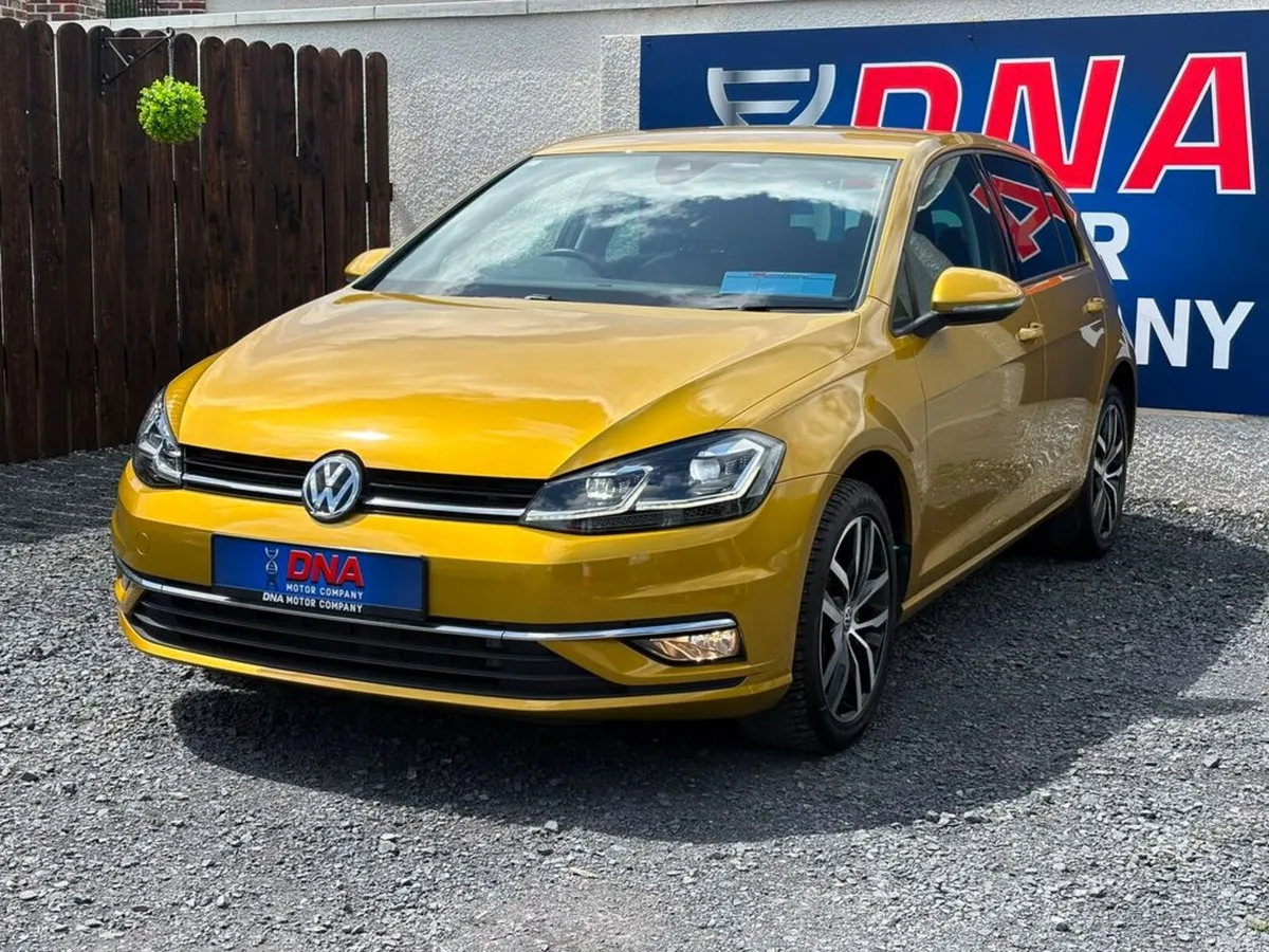 Volkswagen Golf Hatchback, Petrol, 2019, Yellow