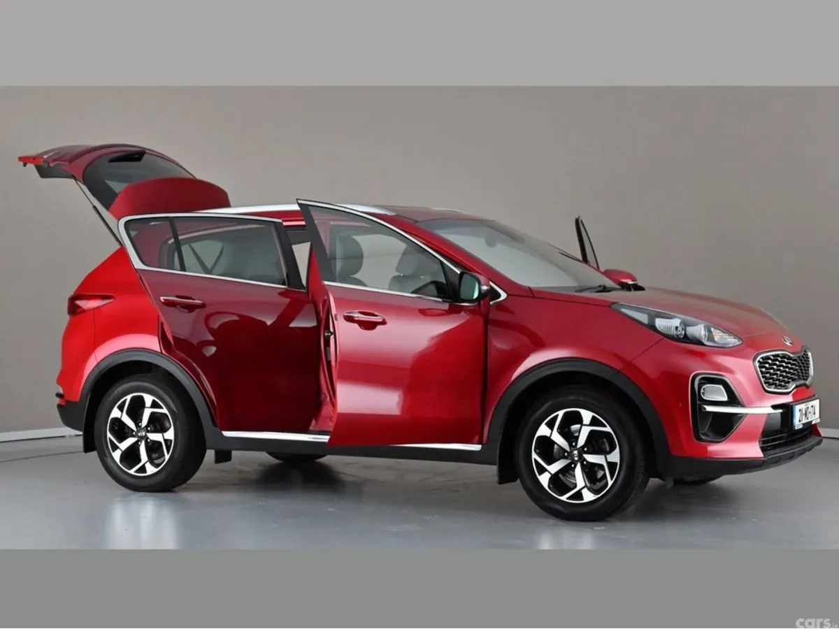 Kia Sportage SUV, Diesel Hybrid, 2021, Red