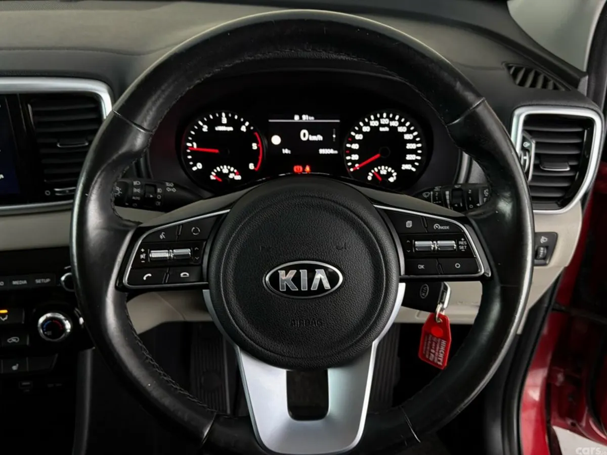 Kia Sportage SUV, Diesel Hybrid, 2021, Red